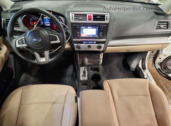 4S4BSAAC4H3441203 2017 SUBARU OUTBACK Белый Вид панели приборов