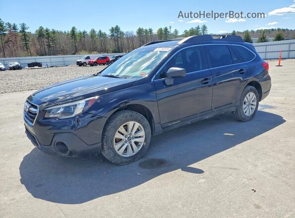 4S4BSAAC4J3330432 2018 SUBARU OUTBACK Черный Передняя левая четверть