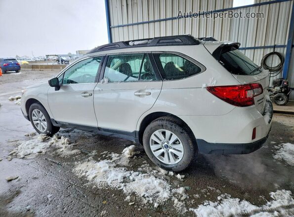 4S4BSAAC5H3274074 2017 SUBARU OUTBACK Белый Задняя левая четверть