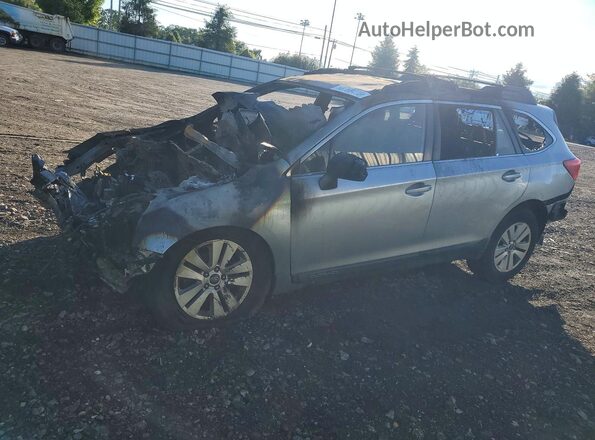 4S4BSAAC6H3242041 2017 SUBARU OUTBACK Silver Առջևի ձախ երեք քառորդ տեսարան