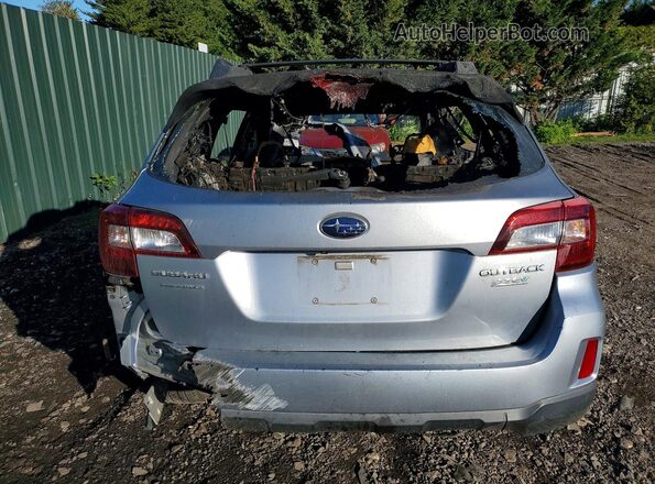 4S4BSAAC6H3242041 2017 SUBARU OUTBACK Silver Հետևի տեսք