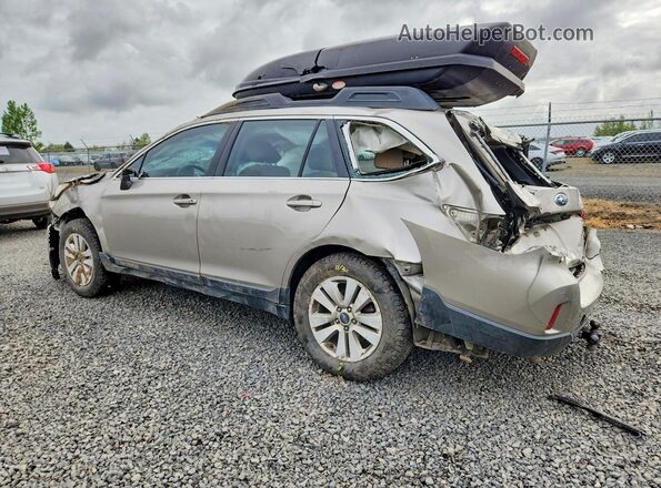 4S4BSAAC8H3318892 2017 SUBARU OUTBACK Желто-коричневый Задняя левая четверть
