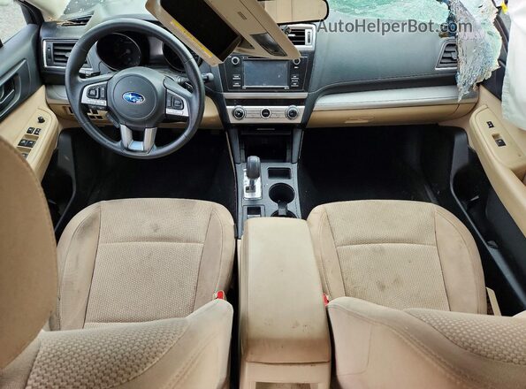 4S4BSAAC8H3318892 2017 SUBARU OUTBACK Желто-коричневый Вид панели приборов