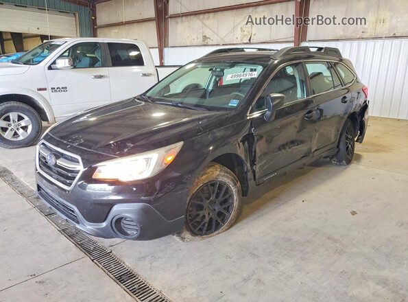 4S4BSAAC8J3291022 2018 SUBARU OUTBACK Black წინა მარცხენა ხედი სამი მეოთხედიდან