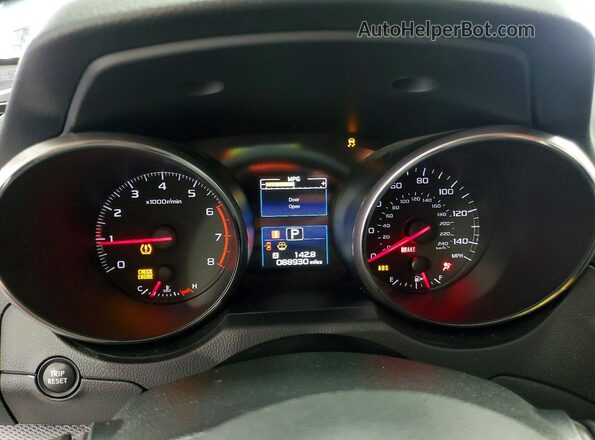 4S4BSAAC8J3397793 2018 SUBARU OUTBACK Синий Вид щитка приборов