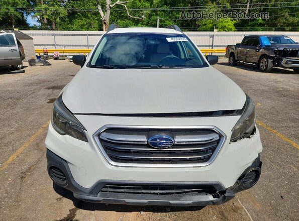 4S4BSAAC9J3374927 2018 SUBARU OUTBACK White წინა ხედი