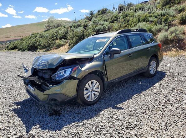 4S4BSAAC9J3387953 2018 SUBARU OUTBACK Green Przód lewy