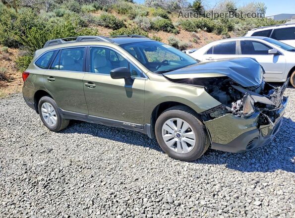 4S4BSAAC9J3387953 2018 SUBARU OUTBACK Green Przód prawy