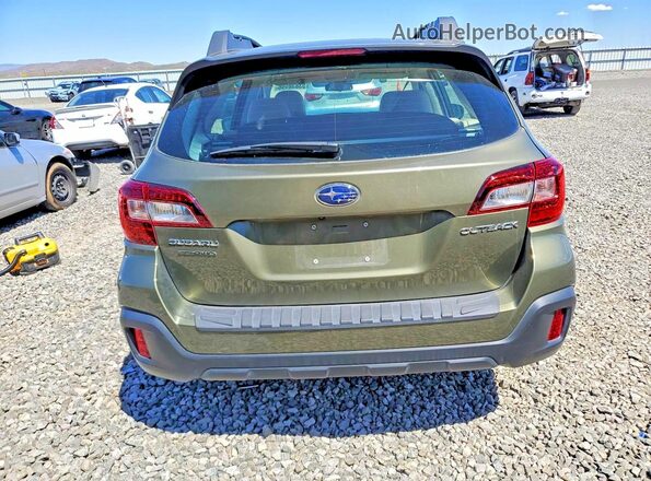 4S4BSAAC9J3387953 2018 SUBARU OUTBACK Green Widok z tyłu