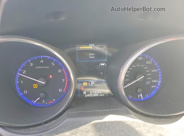4S4BSABC1K3236993 2019 SUBARU OUTBACK Серебряный Вид щитка приборов