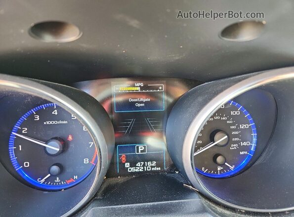 4S4BSABC1K3374789 2019 SUBARU OUTBACK Silver Вид щитка приладів