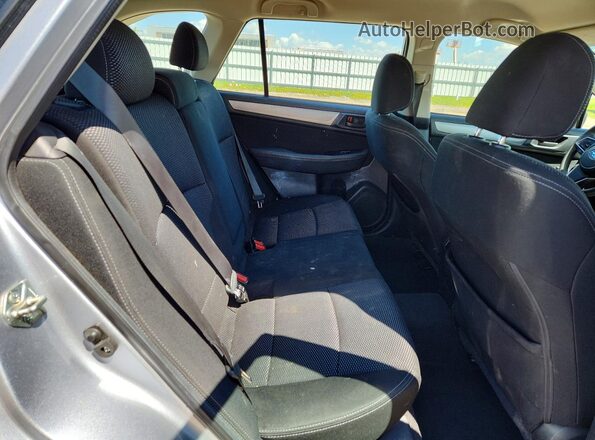 4S4BSABC1K3374789 2019 SUBARU OUTBACK Silver Вид задніх сидінь