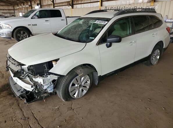 4S4BSABC7K3262059 2019 SUBARU OUTBACK White Vista tres cuartos delantera izquierda