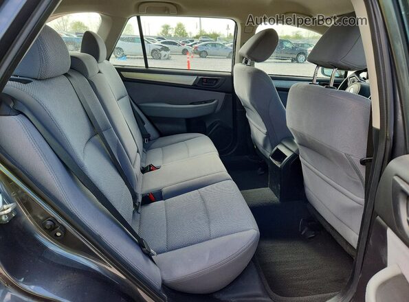 4S4BSABC8K3350599 2019 SUBARU OUTBACK Gray Widok tylnych siedzeń