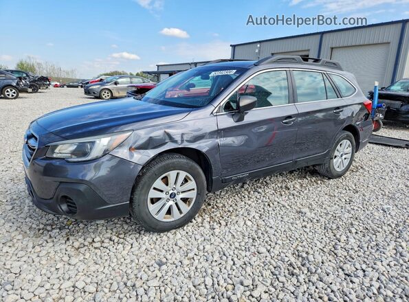 4S4BSABC8K3350599 2019 SUBARU OUTBACK Gray Przód lewy