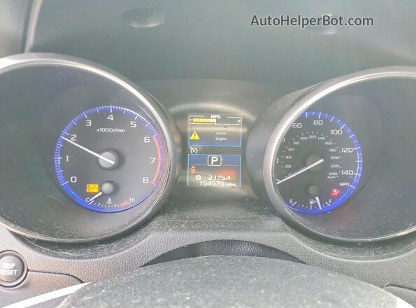 4S4BSACC1H3395438 2017 SUBARU OUTBACK Синий Вид щитка приборов