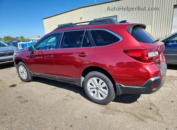 4S4BSACC2J3252178 2018 SUBARU OUTBACK Red Rear left
