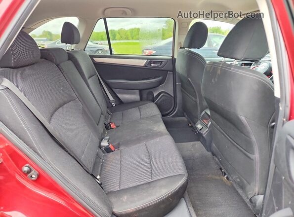 4S4BSACC3J3335098 2018 SUBARU OUTBACK Темно-бордовый Вид задней части салона