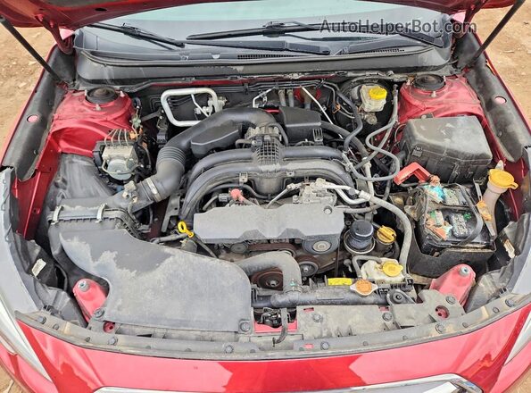 4S4BSACC3J3335098 2018 SUBARU OUTBACK Темно-бордовый Вид подкапотного пространства