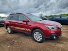 2018 Subaru Outback 2.5i Premium Темно-бордовый vin: 4S4BSACC3J3335098