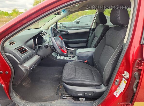 4S4BSACC3J3335098 2018 SUBARU OUTBACK Темно-бордовый Вид салона спереди