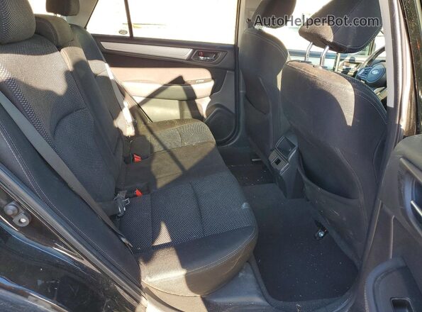 4S4BSACC4J3271122 2018 SUBARU OUTBACK Black Widok wnętrza z tyłu