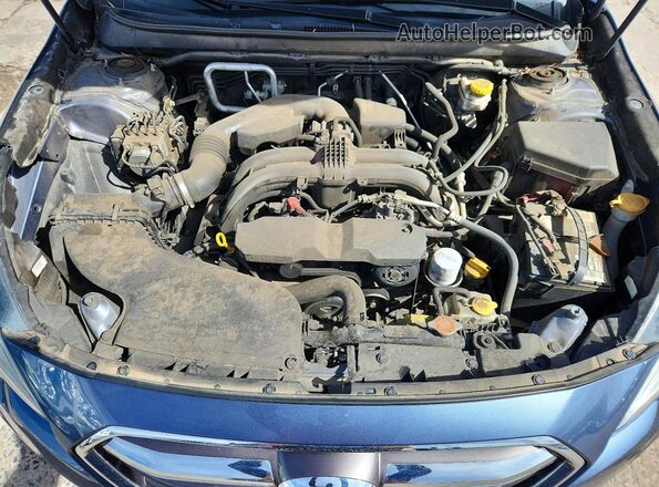 4S4BSACC4J3298966 2018 SUBARU OUTBACK Blue Widok komory silnika