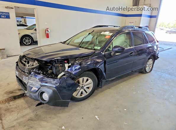 4S4BSACC6J3360092 2018 SUBARU OUTBACK Blue Przód lewy