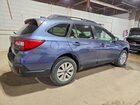 2018 Subaru Outback 2.5i Premium Синий vin: 4S4BSACC7J3347187