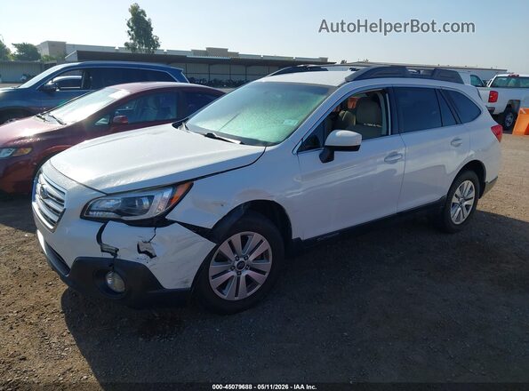 4S4BSACC8G3350267 2016 SUBARU OUTBACK Белый Передняя левая четверть