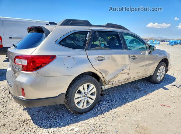 4S4BSACCXH3225661 2017 SUBARU OUTBACK Желто-коричневый Задняя правая четверть