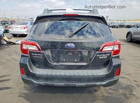 4S4BSACCXH3286329 2017 SUBARU OUTBACK Черный Вид сзади