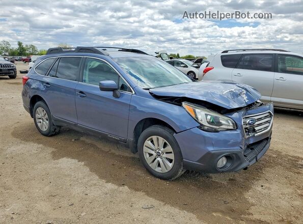 4S4BSADC0H3220760 2017 SUBARU OUTBACK Blue Передня права чверть
