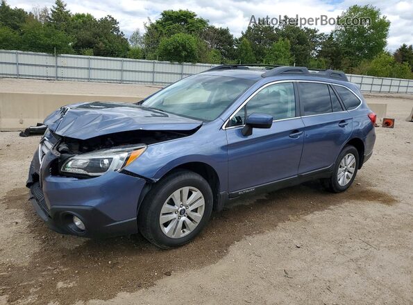 4S4BSADC0H3220760 2017 SUBARU OUTBACK Blue Передня ліва чверть