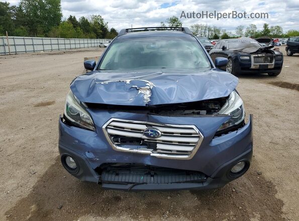 4S4BSADC0H3220760 2017 SUBARU OUTBACK Blue Вид спереду