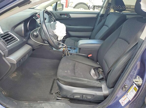 4S4BSADC0H3220760 2017 SUBARU OUTBACK Blue Вид салону спереду