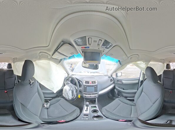 4S4BSADC6G3252417 2016 SUBARU OUTBACK Серый Панорамный вид салона 360°
