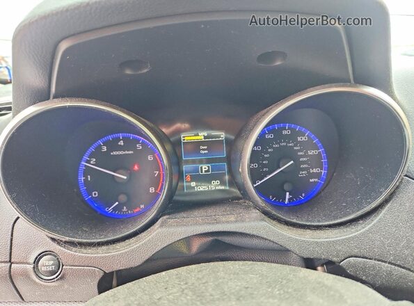 4S4BSADC8G3250250 2016 SUBARU OUTBACK Серый Вид щитка приборов