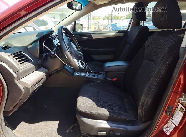 4S4BSADCXG3267521 2016 SUBARU OUTBACK Красный Вид салона спереди
