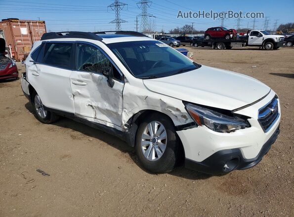 4S4BSADCXJ3363625 2018 SUBARU OUTBACK Белый Передняя правая четверть