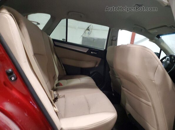 4S4BSAFC0H3317101 2017 SUBARU OUTBACK Красный Вид задних сидений