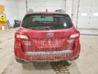 2017 Subaru Outback Красный vin: 4S4BSAFC0H3317101
