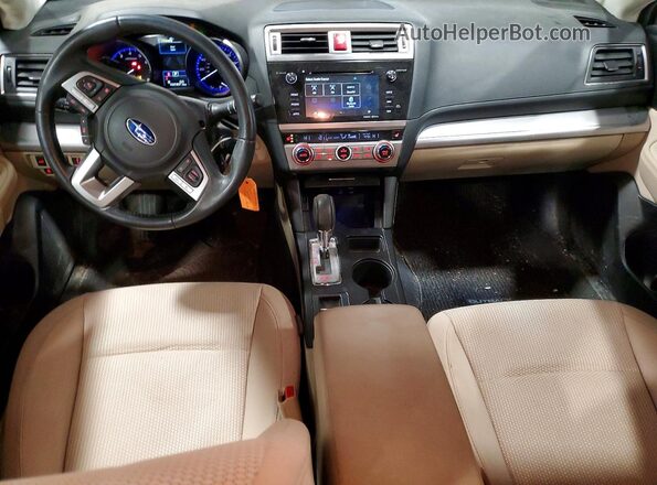 4S4BSAFC0H3317101 2017 SUBARU OUTBACK Красный Вид панели приборов