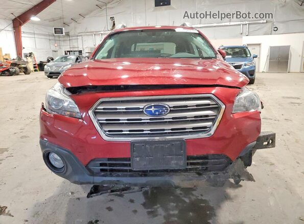 4S4BSAFC0H3317101 2017 SUBARU OUTBACK Красный Вид спереди