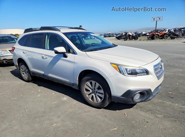 4S4BSAFC1G3279425 2016 SUBARU OUTBACK White Delantero derecho