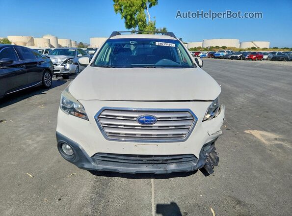 4S4BSAFC1G3279425 2016 SUBARU OUTBACK White Vista frontal