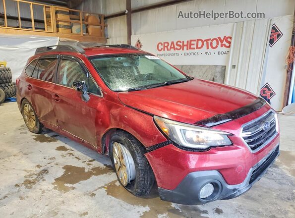 4S4BSAFC1J3376583 2018 SUBARU OUTBACK Maroon Передня права чверть