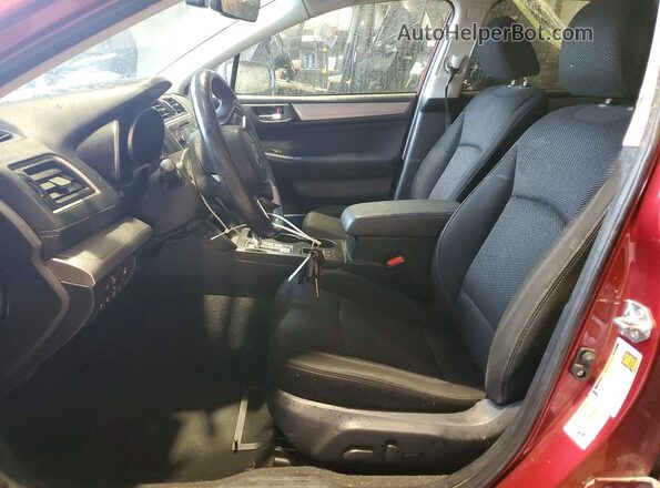 4S4BSAFC1J3376583 2018 SUBARU OUTBACK Maroon Вид салону спереду