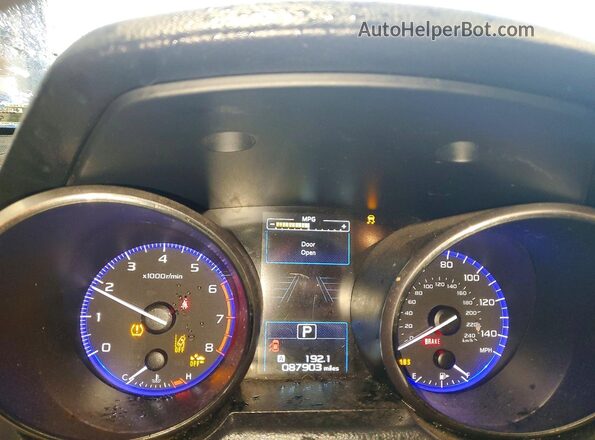 4S4BSAFC1J3376583 2018 SUBARU OUTBACK Maroon Вид щитка приладів