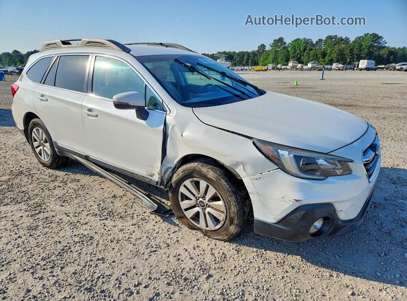 4S4BSAFC2J3355919 2018 SUBARU OUTBACK Белый Передняя правая четверть